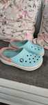Klapki crocs c12 miętowe