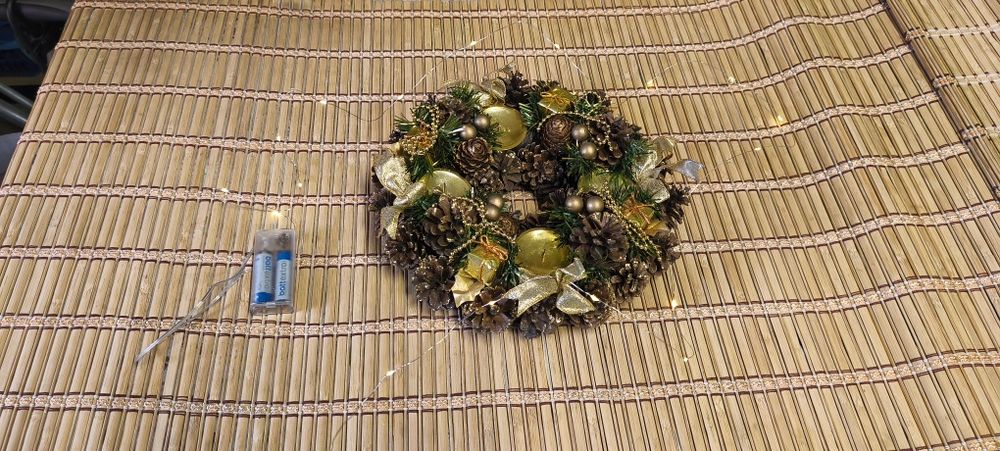 Ozdoby na stół na święta