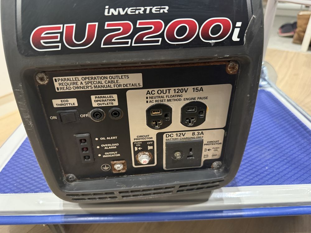 Agregat prądotwórczy Honda EU2200i - 120V - wtyczka amerykańska!