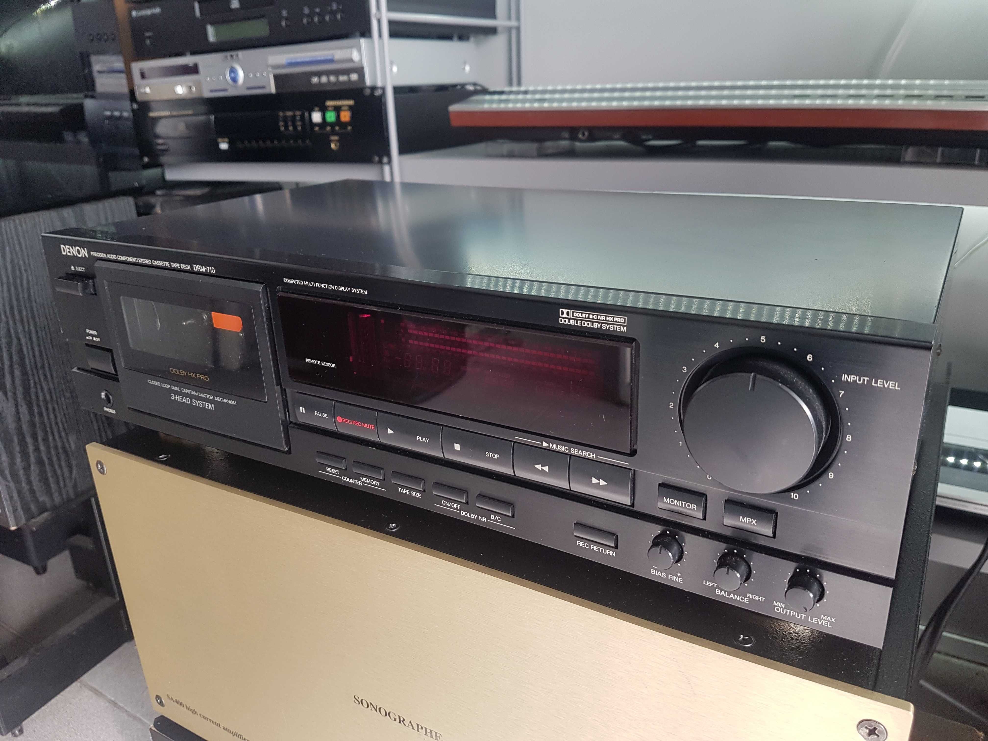 Denon DR-M 710 , Tape Deck de  Três Cabeças.