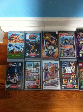 Pack de 14 Jogos/filmes para PSP