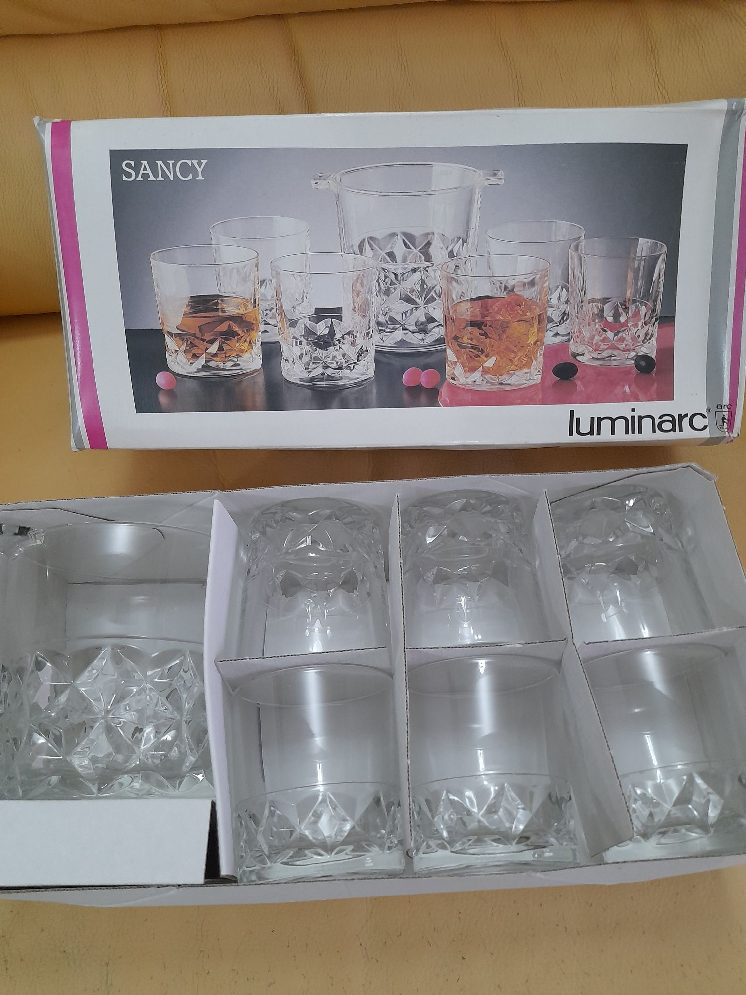 Black friday -20% Conjunto de copos de whisky e balde LUMINARC