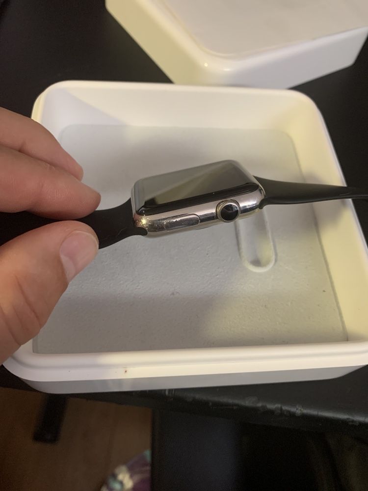 Apple watch 0 geração aço inoxidavel