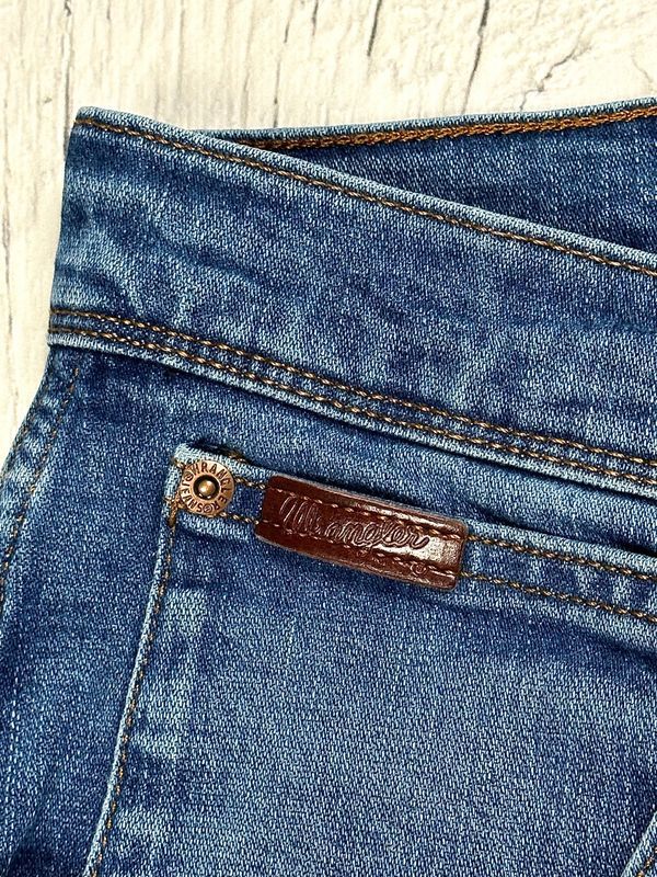 Wrangler Texas Slim Jeansy Męskie Spodnie Slim Fit Logowane r. W38 L30