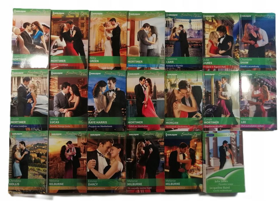 20x romans romanse seria Harlequin Światowe Życie Jameson Mortimer
