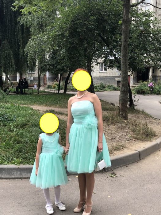 Плаття мама+дочка "Зефір"