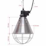 Lampa grzewcza sztuczna kwoka + promiennik ZESTAW