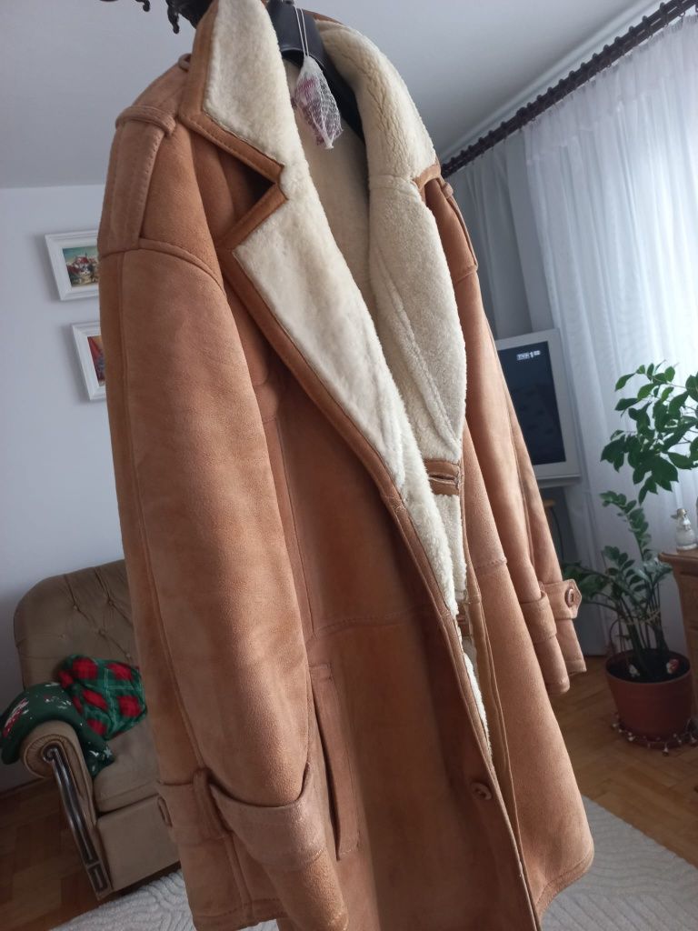 Kozuch meski naturalny piekny rozmiar XL