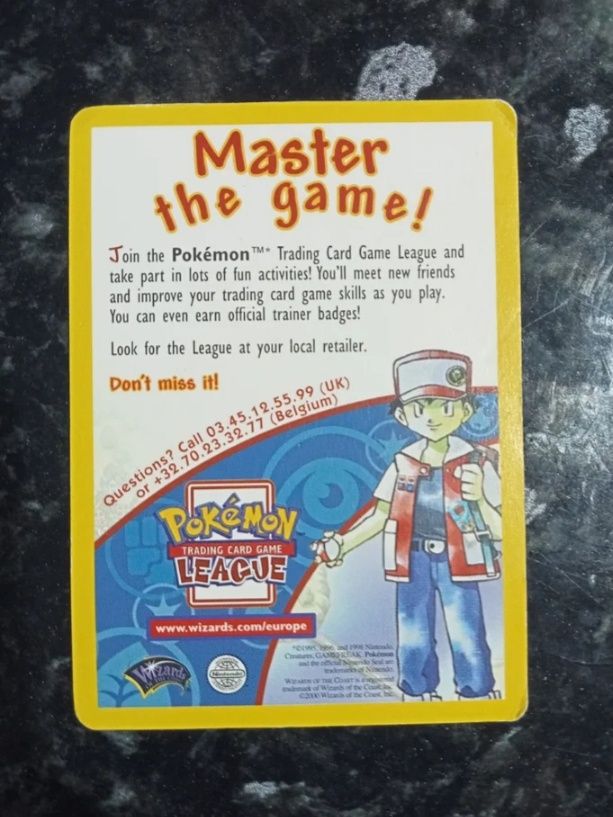 Carta Pokemon Master of the Game