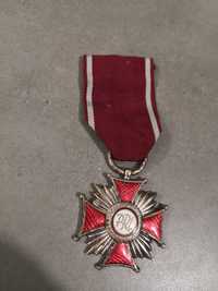 Srebrny krzyż zasługi PRL medal