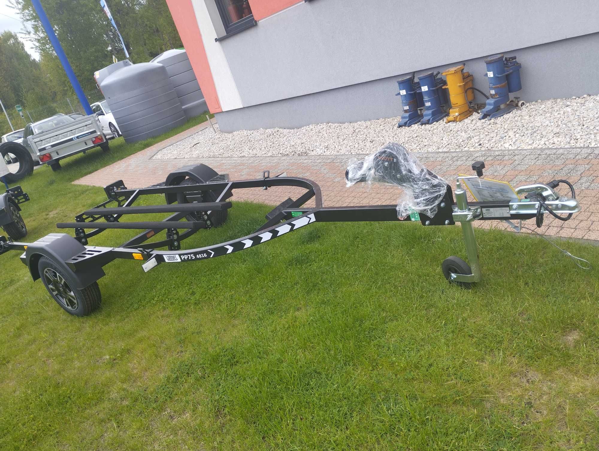 Przyczepa podłodziowa PP75-4816 CZARNA Lorries - RÓŻNE KOLORY