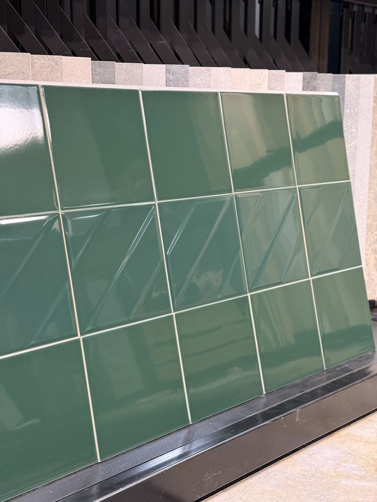 Plytki scienne kafelki 19,8 x 19,8 polysk Urban Colours Green Zielone