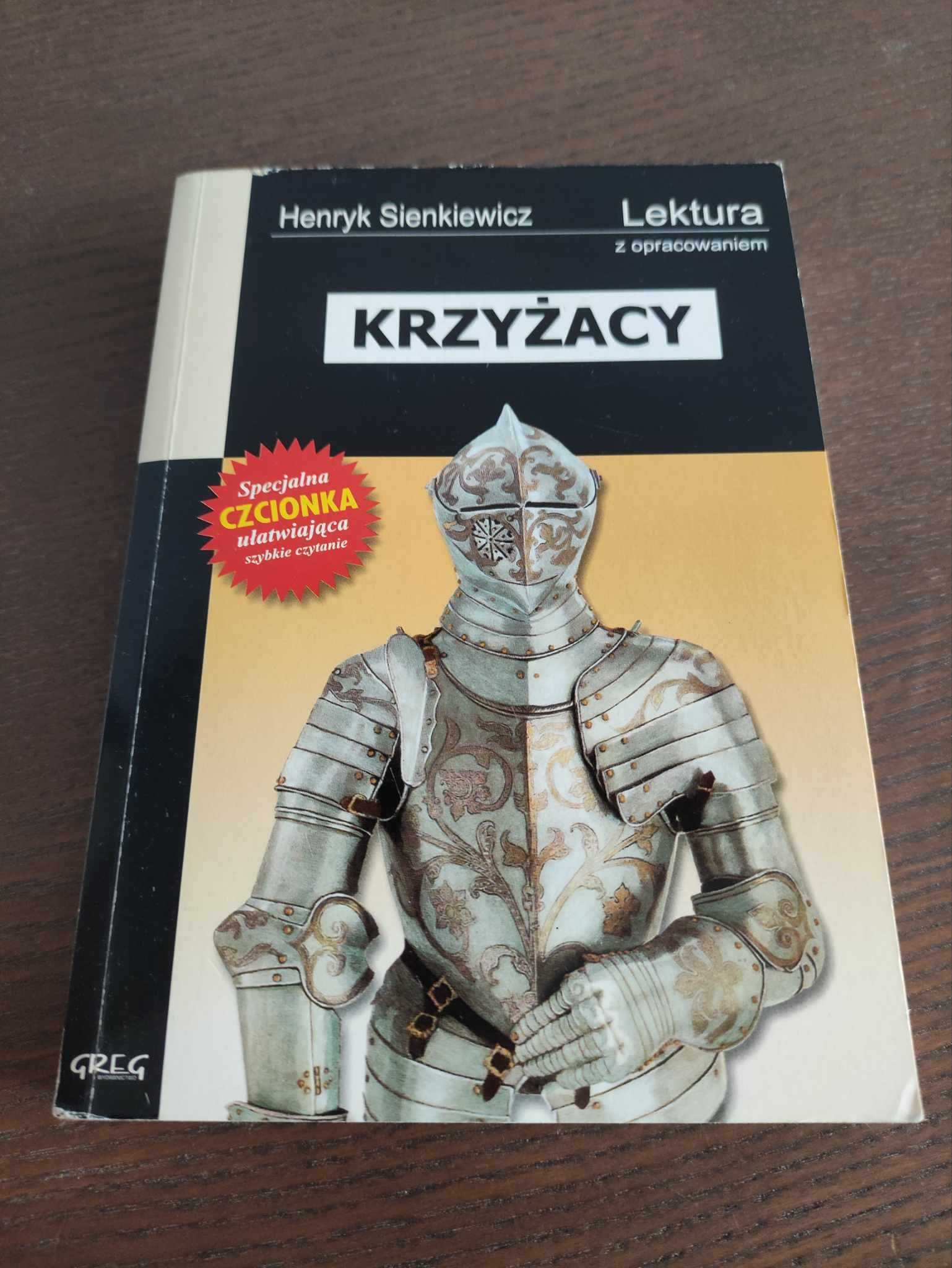Henryk Sienkiewicz książka Krzyżacy Lektura