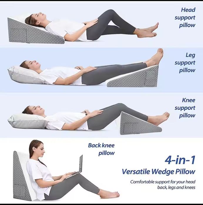 Almofada de cunha anti refluxo