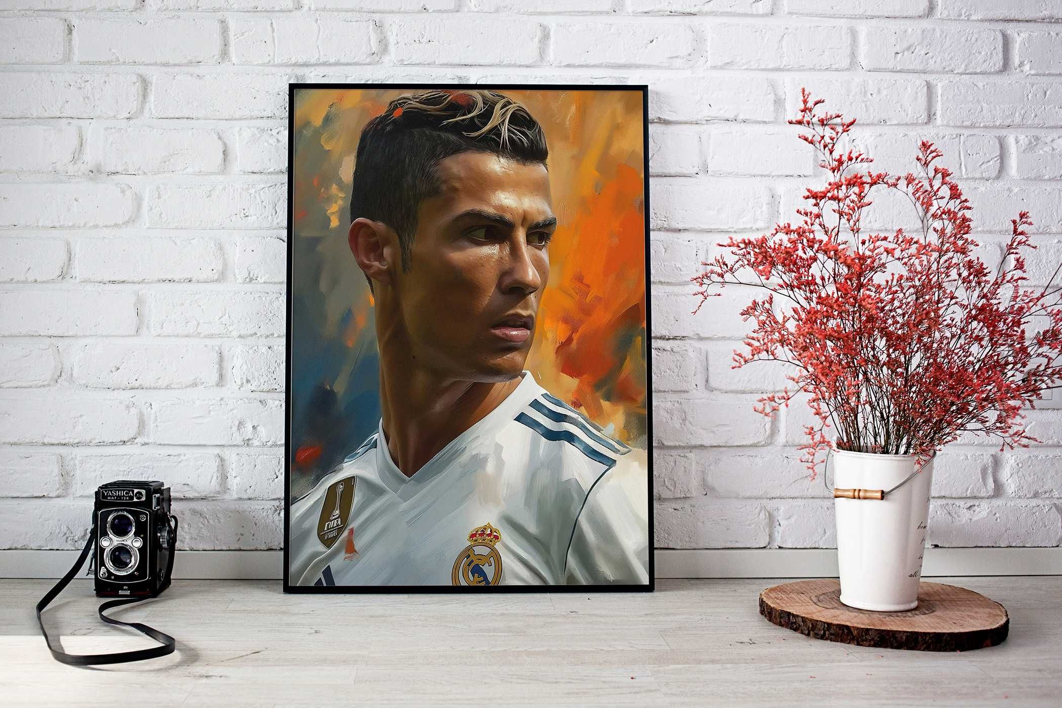 Cristiano Ronaldo Real Madryt plakat A3