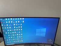 Monitor SamsungCF591, curved