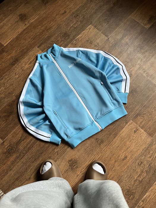 Palm Angels “Baby Blue” Track Zip Up