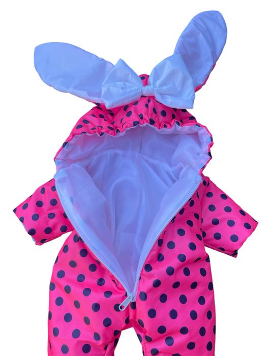 Одяг для ляльки пупса Беби Борн комбінезон зайчик кігурумі