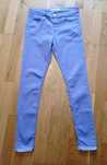TopShop Moto fioletowe liliowe spodnie damskie, rurki, W28 L32