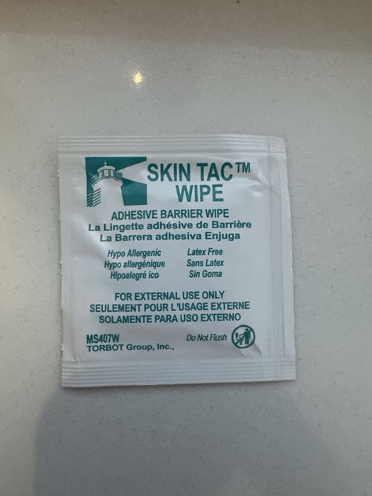TORBOT Skin Tac Wipe chusteczka klejąca adhezyjna