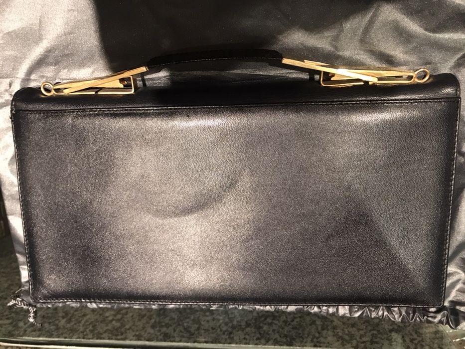 Carteira-Pochete luxo mao azul escuro/ Pele+cobra luxo