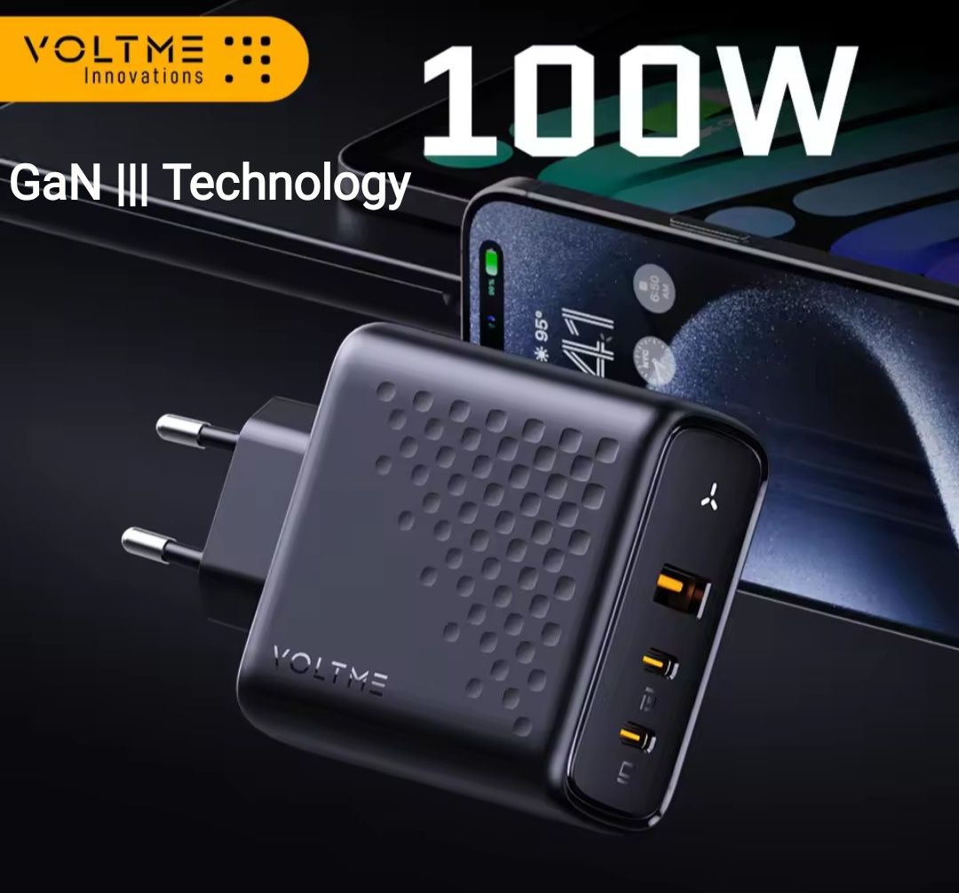 Voltme Essager HOCO30W/33W/100W GaN зарядное устройство.