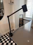 IKEA NYMANE lampa biurkowa / ścienna antracyt