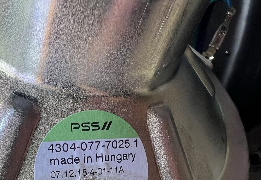 SKODA KODIAQ KAROQ glosnik tyba SUBWOOFER oryginał wymiary