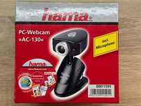 Kamerka internetowa Hama AC-130 z mikrofonem | USB z pudełkiem i płytą