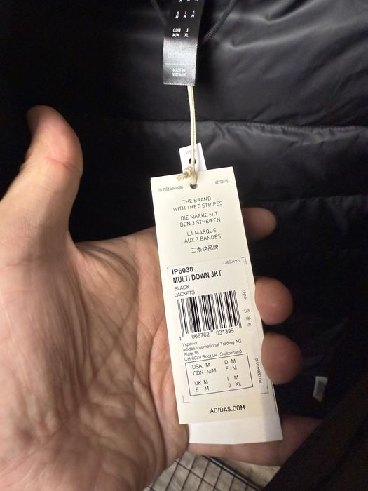 100% ОРИГІНАЛ!  Легкий мікро пуховик Adidas Terrex Розмір S