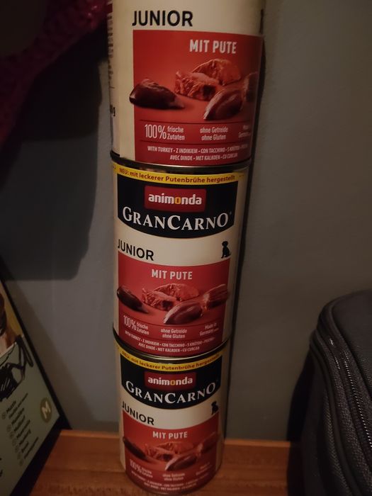 Karma mokra dla szczeniąt Gran Carno junior indyk Animonda