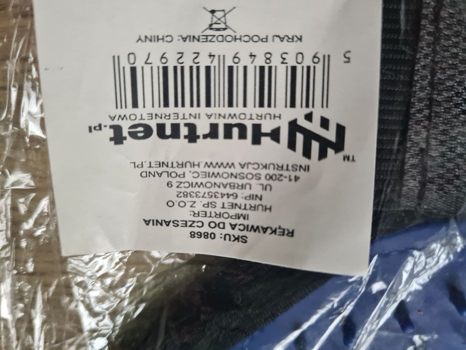 Nowe rękawice do czesania psa 2 szt