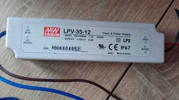 Zasilacz LED LPV-35-12 MEAN WELL