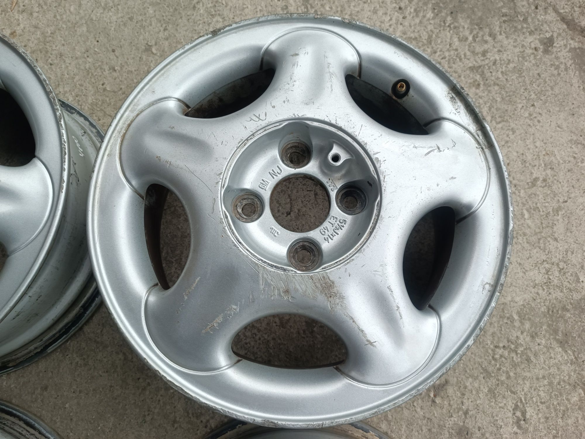 Легкосплавні диски 4 100 R14 OPEL титани Р14