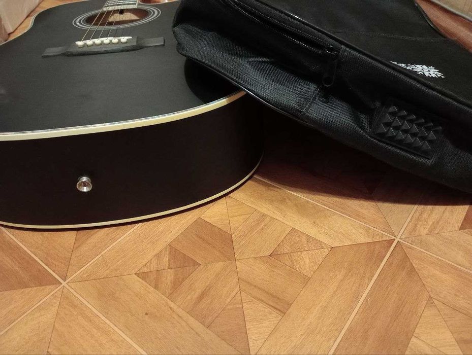 Aкустична чорна гітара Parksons Model JB4111С + Чохол