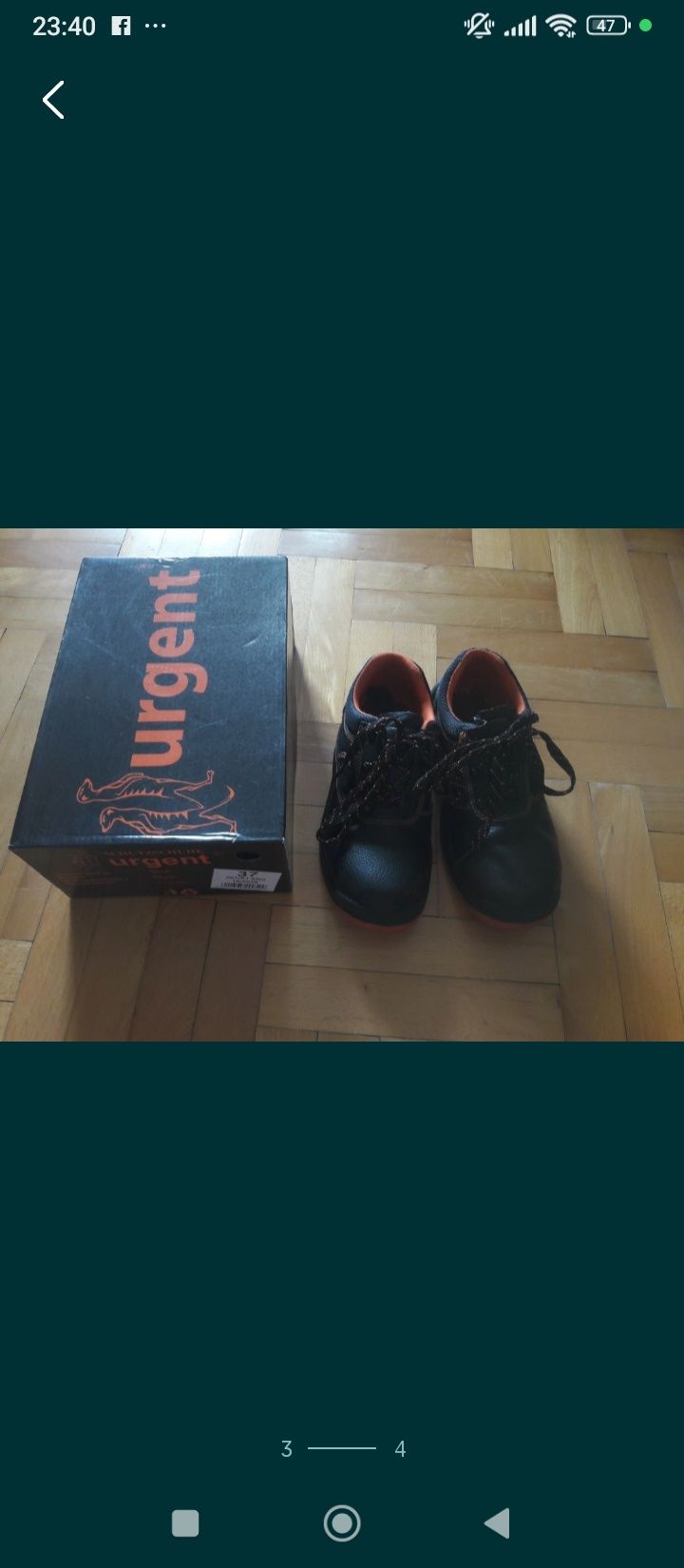 Buty ochronne,robocze  37 Urgent