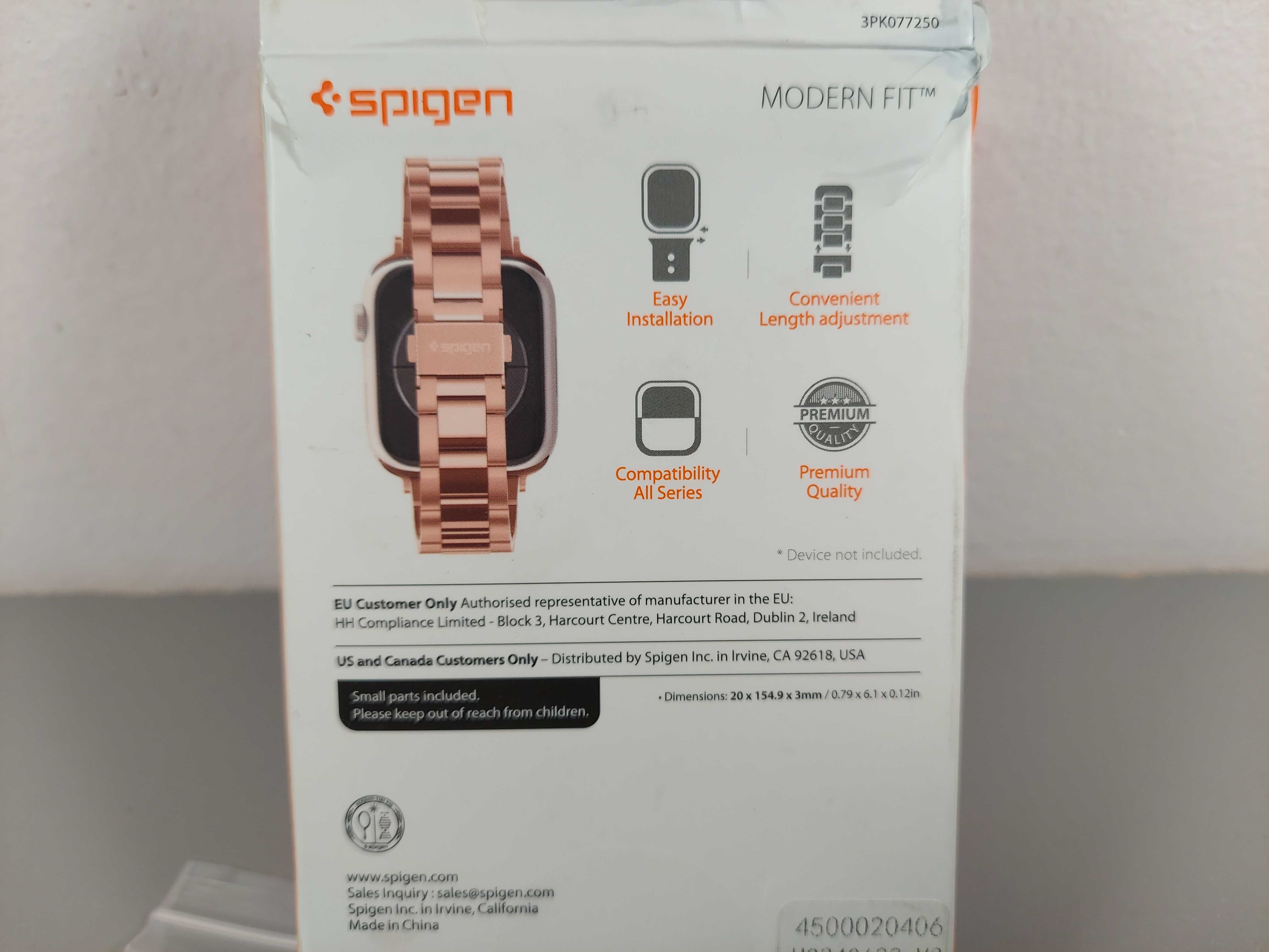 Bransoleta Spigen do Apple Watch 1 38mm 40mm stal rose gold