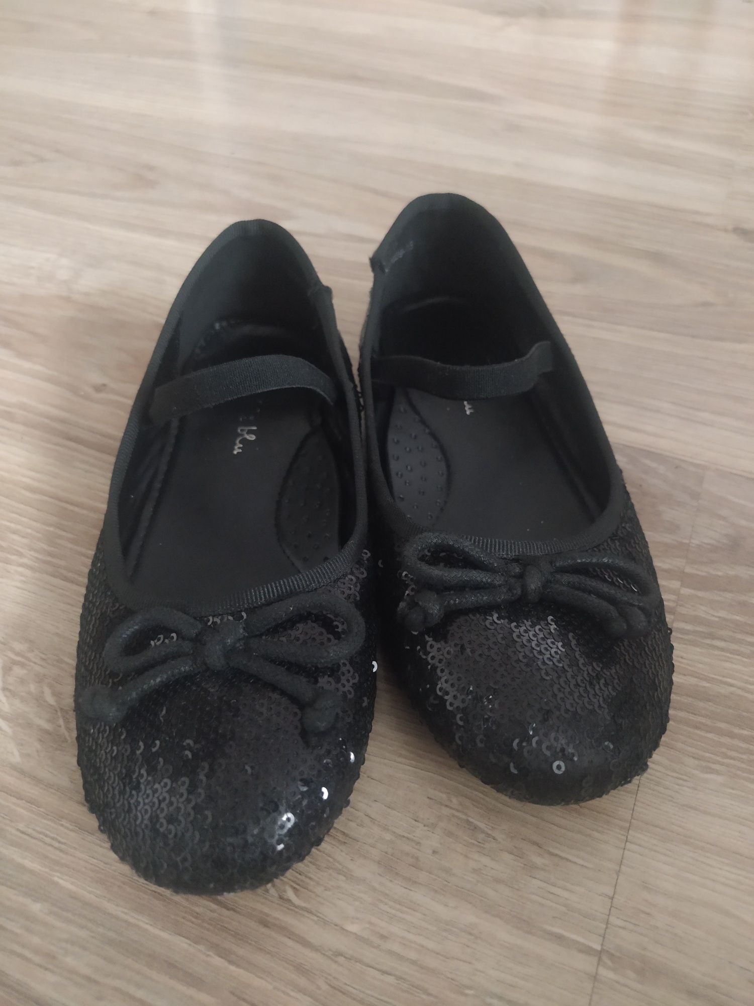 Buty baleriny 34 Nelli blu cekiny