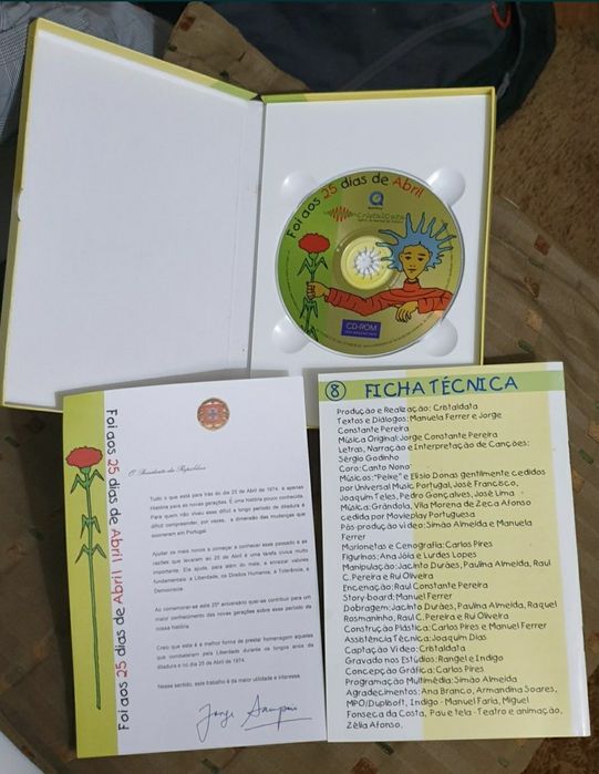 25 abril Sergio Godinho cd rom RARO fora comercialização