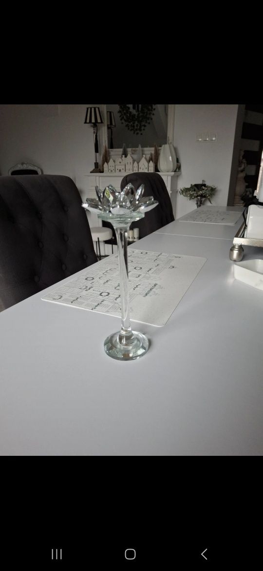 Świecznik kwiat lotosu