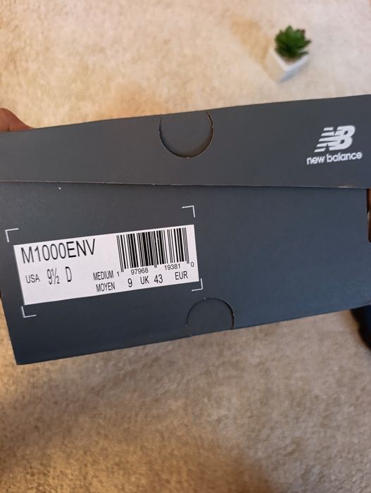 New Balance 1000 Blue Chrome - tamanho 43