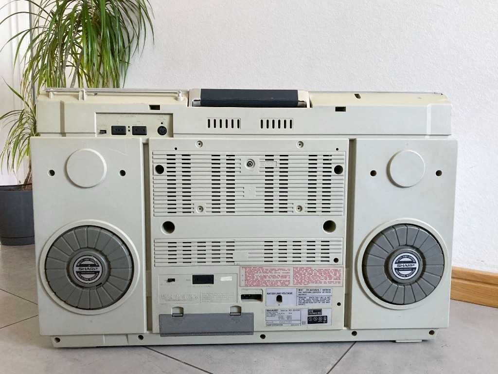 SHARP VZ-2000 boombox LP winyle gra dwie strony gramofon ghettoblaster