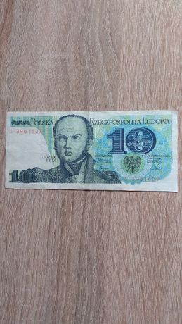 bardzo piękny oryginalny banknot polski 10 Józef Bem
