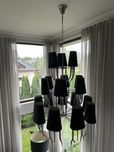 Lampa czarne abazury