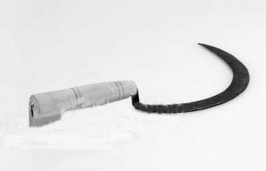 Machado numerado com cunho / Enxó / Catana / Foice - (4 peças antigas)