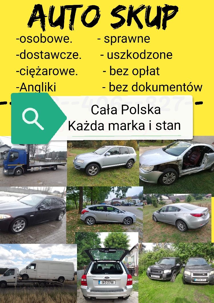 Skup anglikow aut quadow motocykli ciągników  koparek busy 4x4 ciezaro