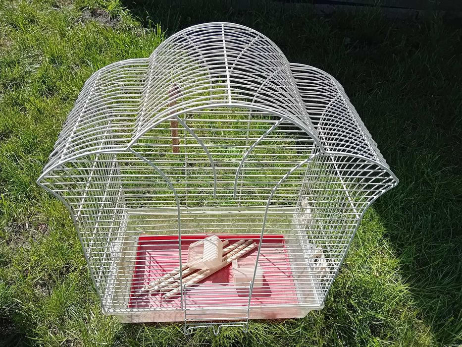 Duża Stylowa Klatka Dla Ptaka, Wymiary: 57 x 49 x 26 cm