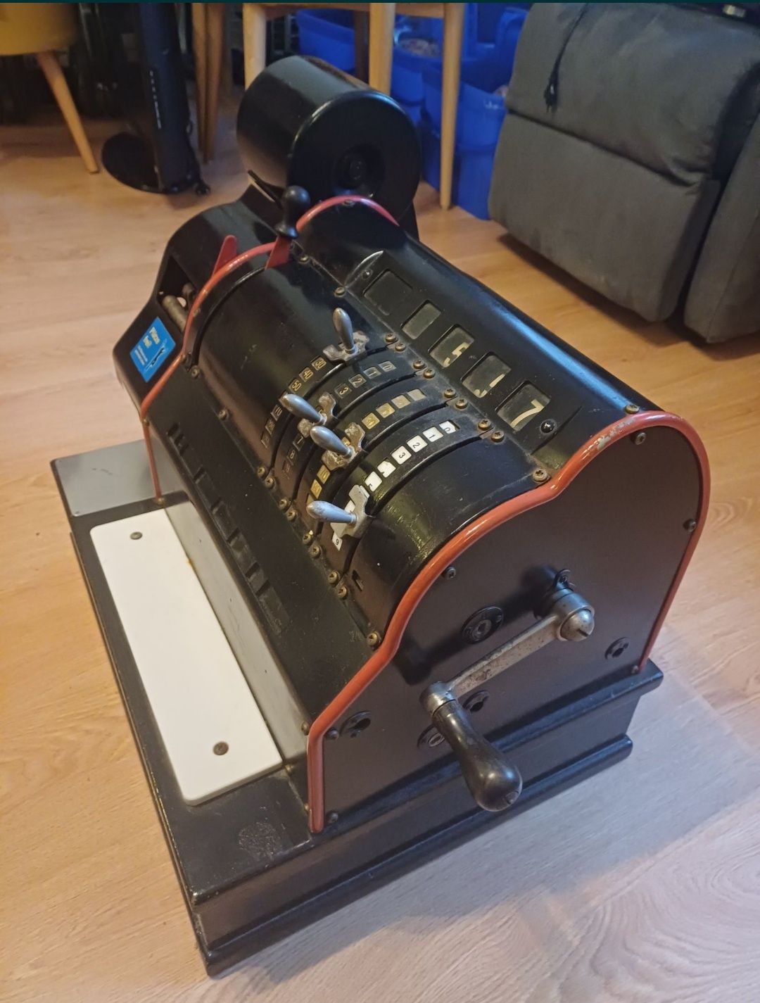 Zabytkowa kasa fiskalna KRUPP