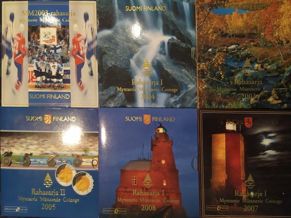 Carteira Moedas serie anual BNC BU Proof Euro Set 1999 a 2025