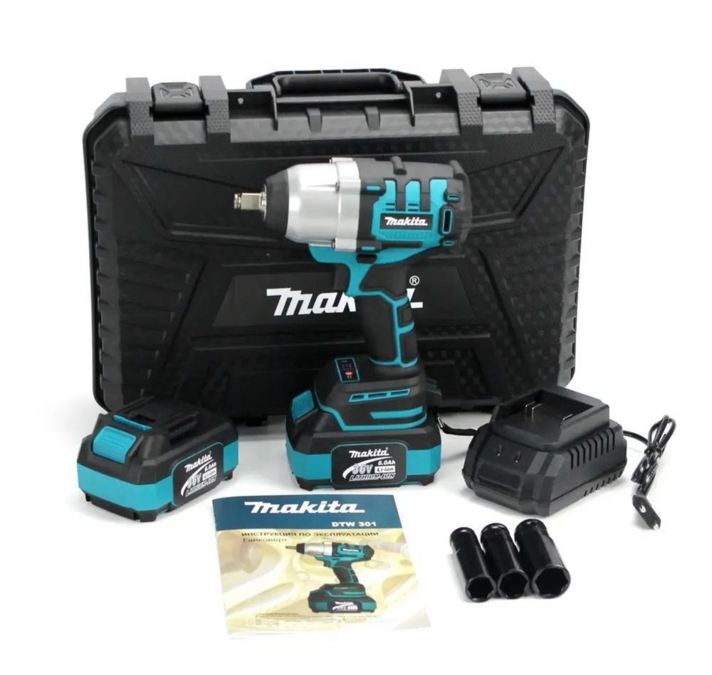 Гайковерт аккумуляторный Makita DTW301 | 40V | 8.0 A/h
